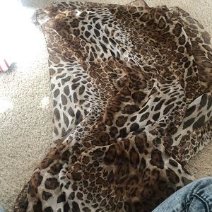 Cheetah scarf